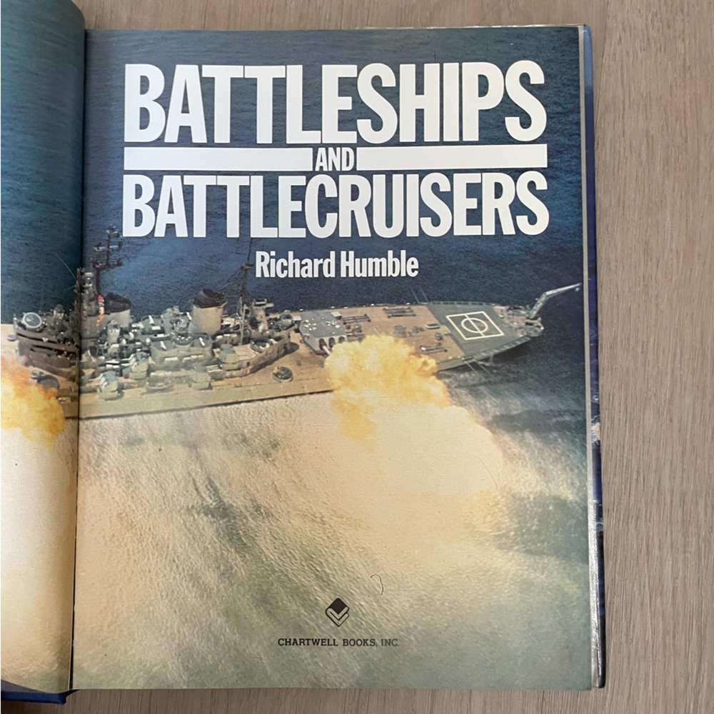 Battleships and Battle Cruisers by Richard Humble (Hardcover 1983) - Picture 4 of 9